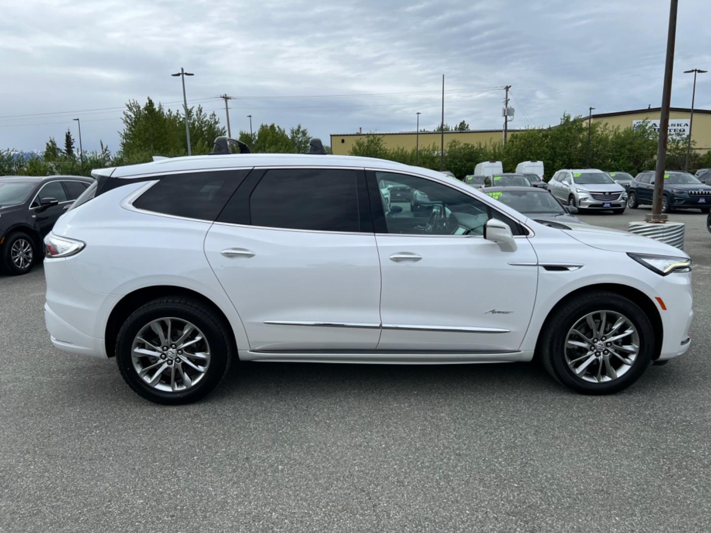 2023 WHITE BUICK ENCLAVE AVENIR (5GAEVCKW0PJ) with an 3.6L engine, Automatic transmission, located at 1960 Industrial Drive, Wasilla, 99654, (907) 274-2277, 61.573475, -149.400146 - Photo#1